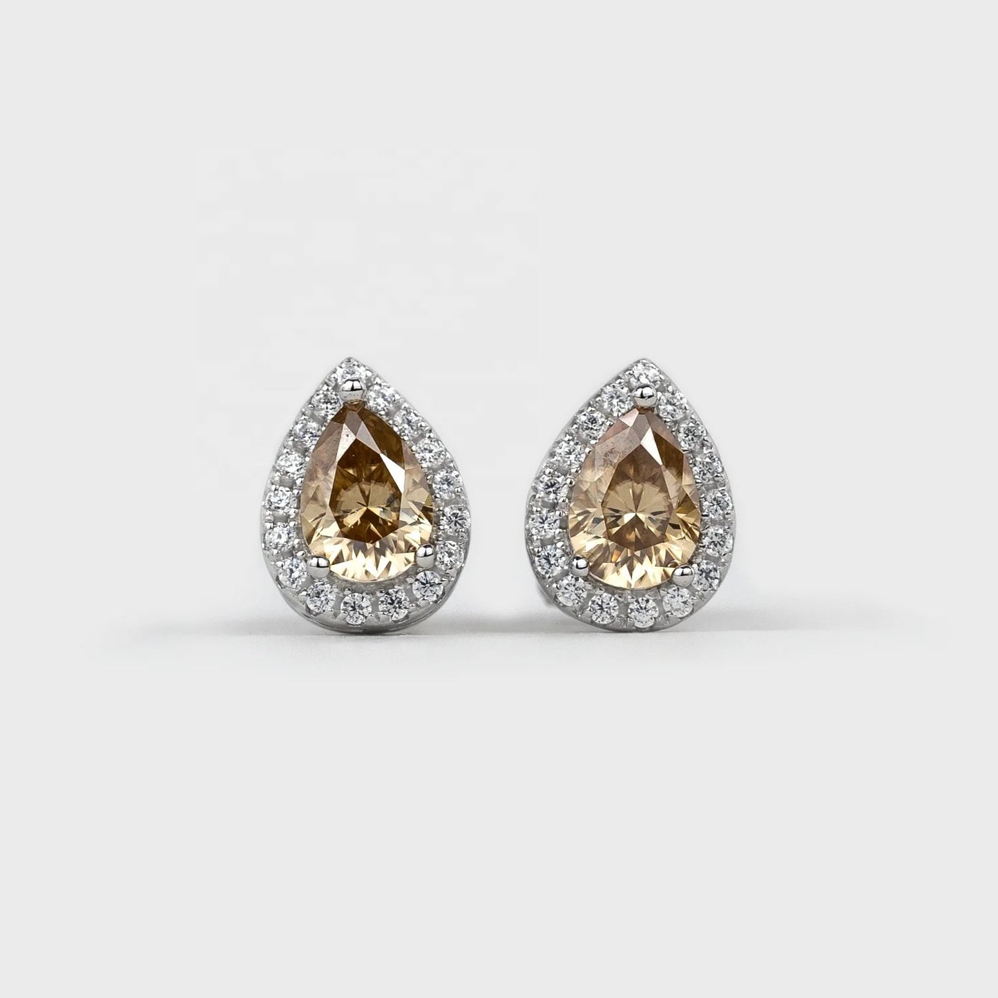 Pear Cut studs