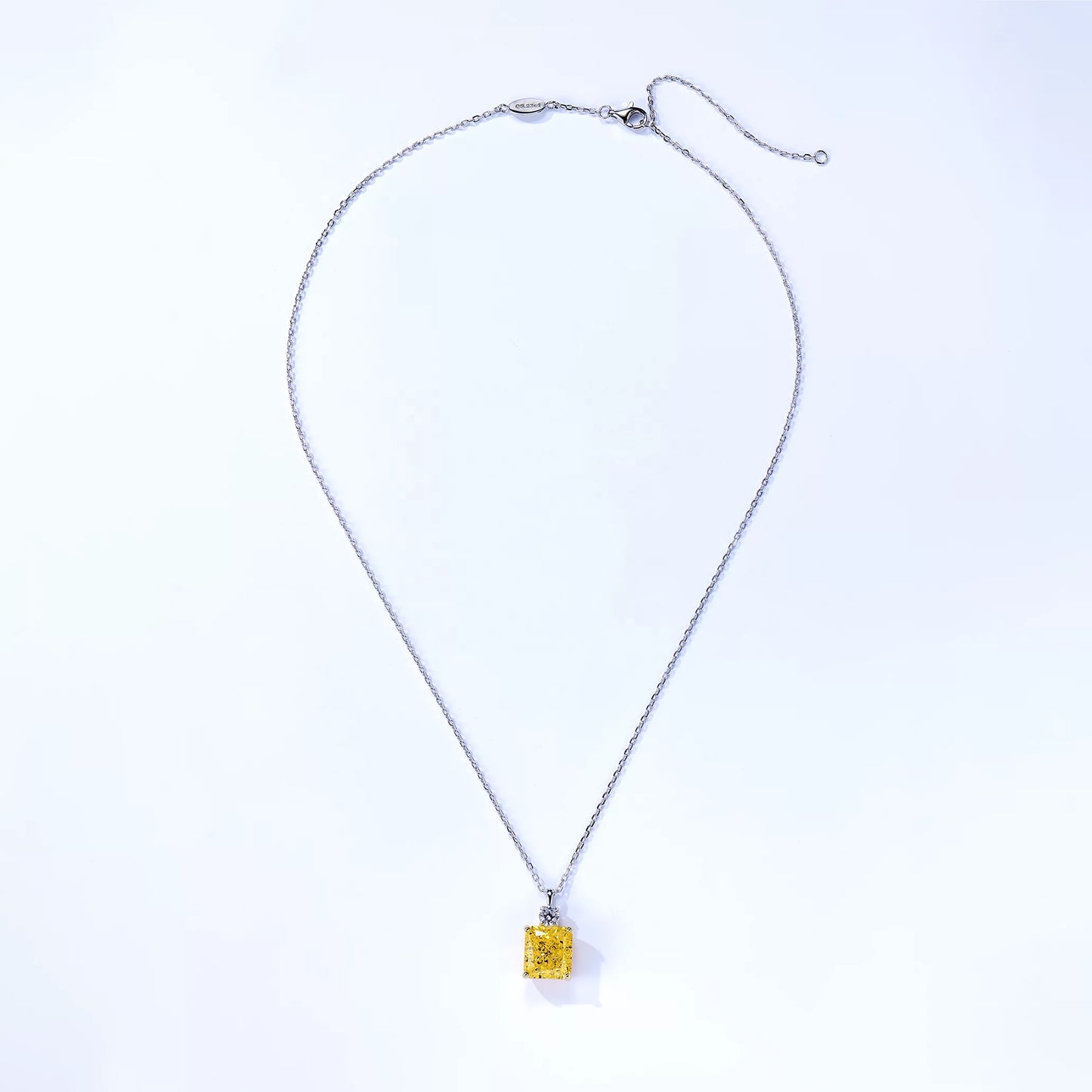 Yellow Gemstone 925 Sterling Silver set