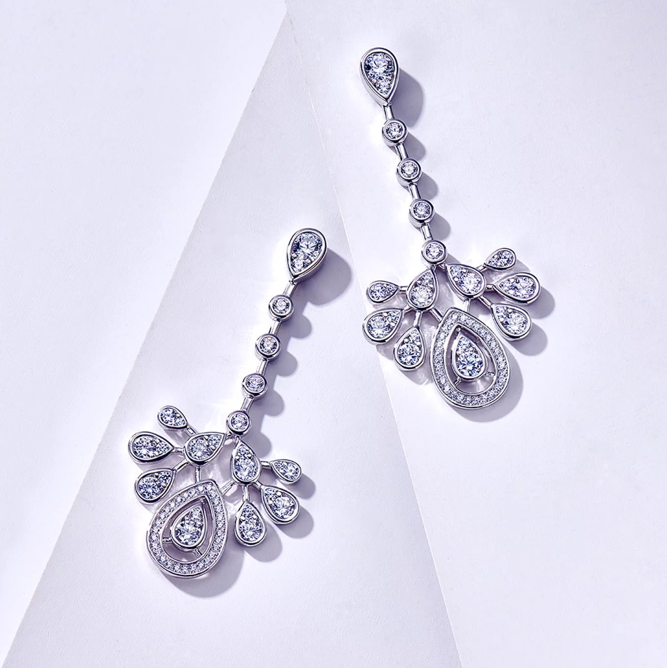 Platinum-plated Earrings