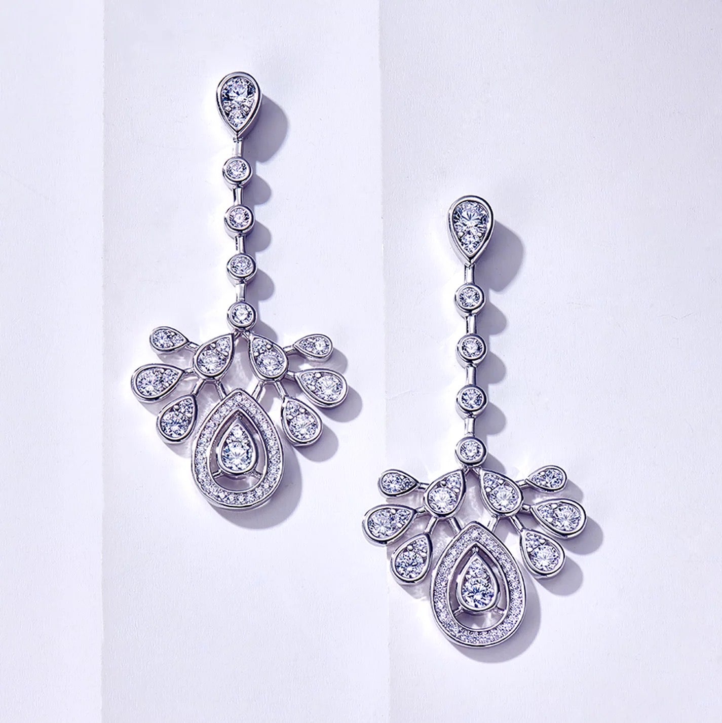 Platinum-plated Earrings