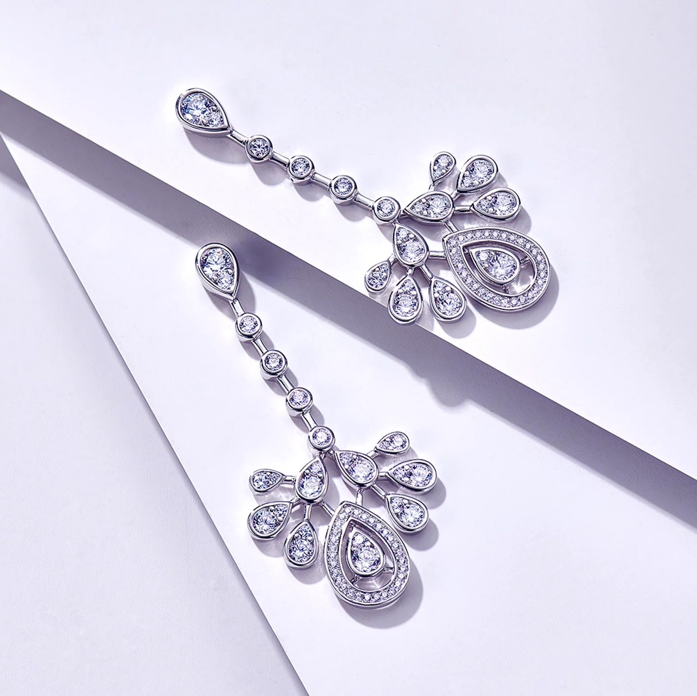 Platinum-plated Earrings