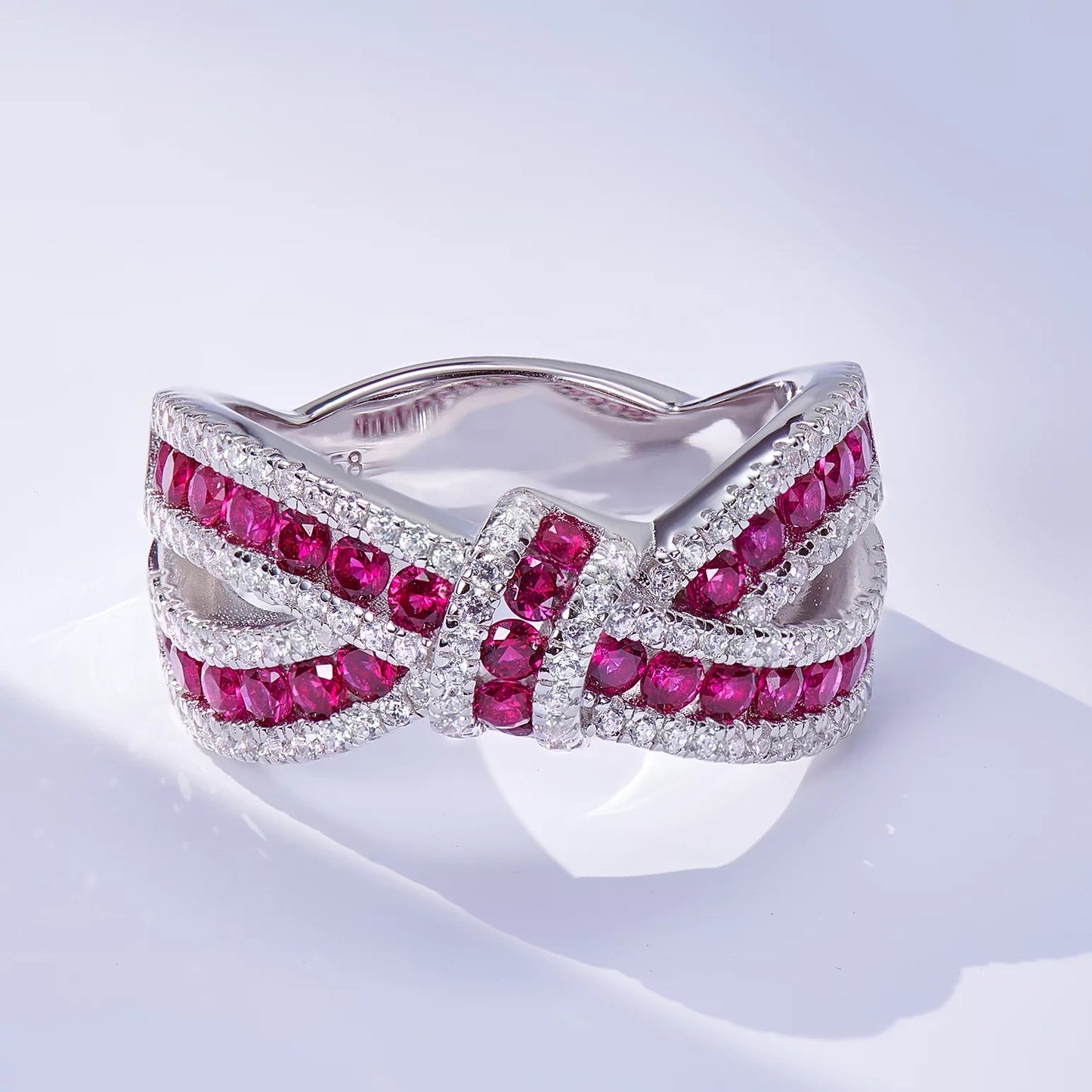 Ruby Ribbon Ring