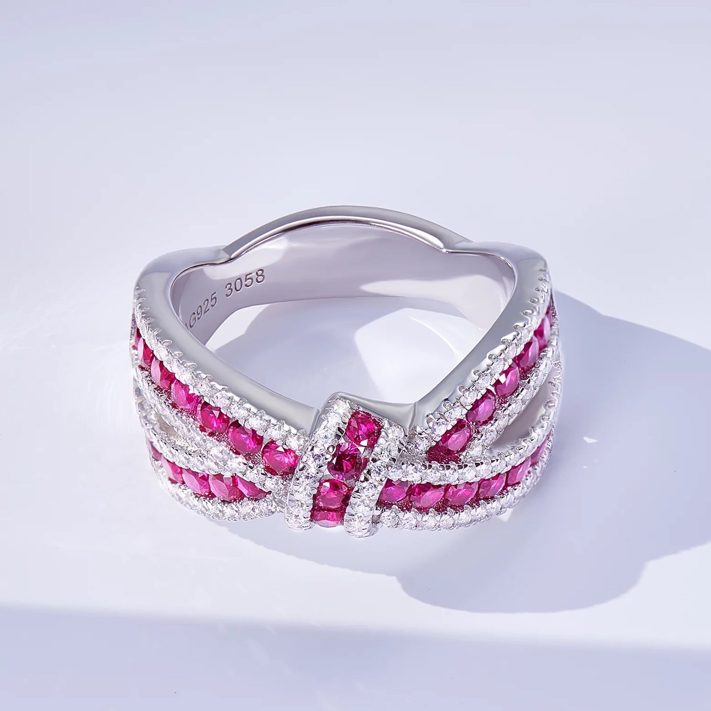 Ruby Ribbon Ring